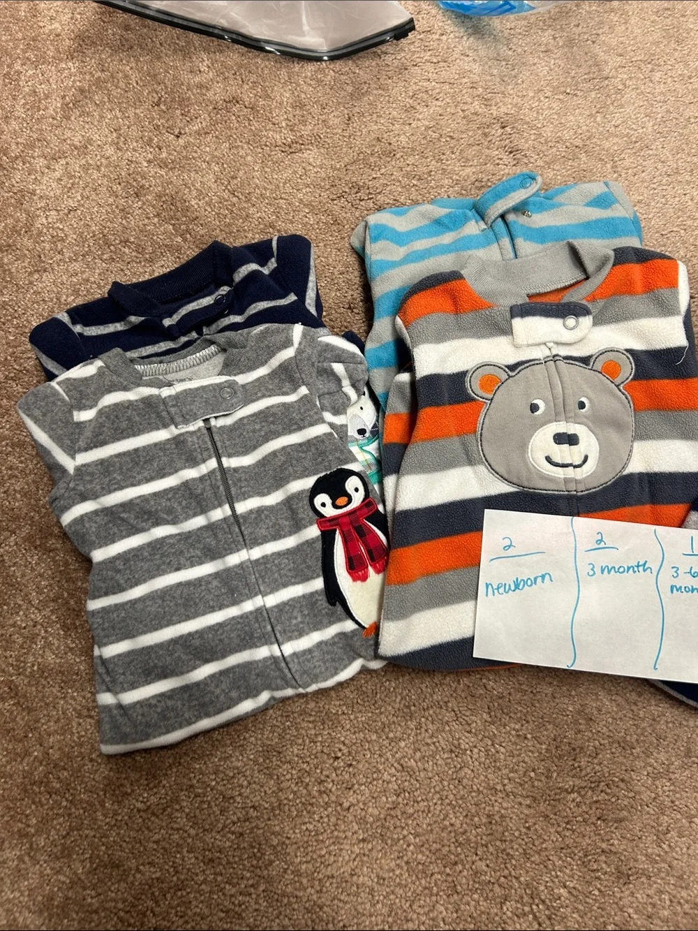 Carters soft fleece